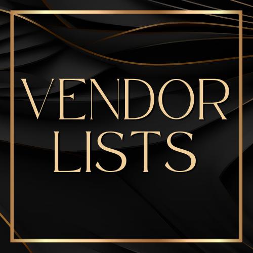 Vendor Lists + E-Guides